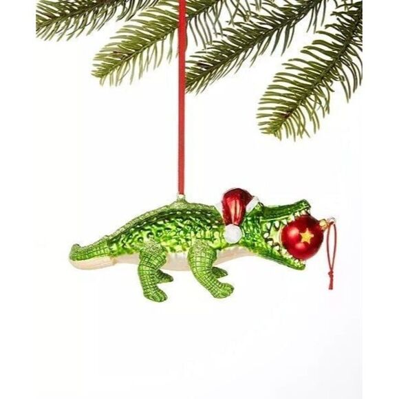 HOLIDAY LANE Florida Christmas Alligator Ornament - Picture 1 of 2